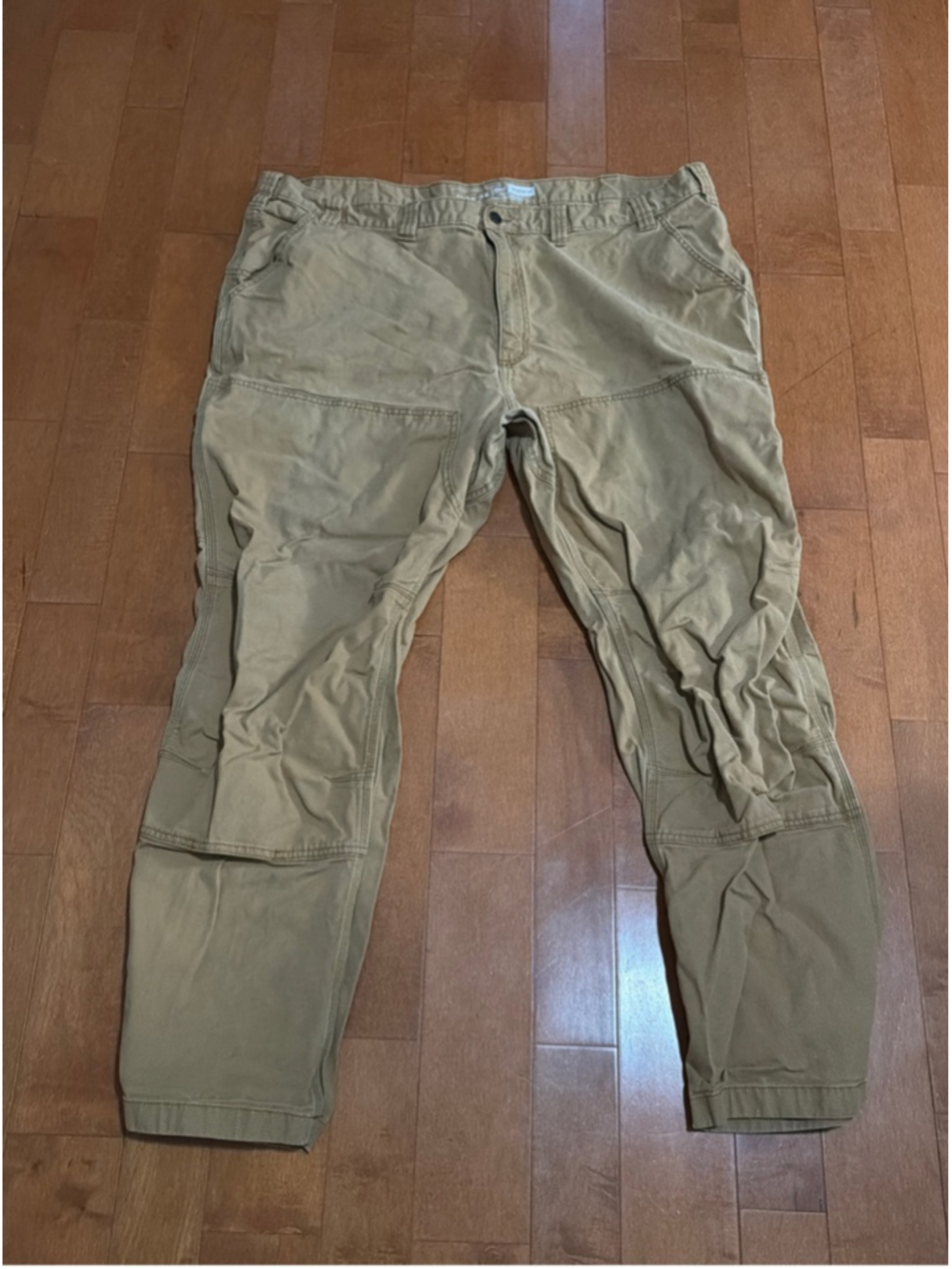 Men's Carhartt Tan Relaxed Fit Cargo Pants sz 46 x32